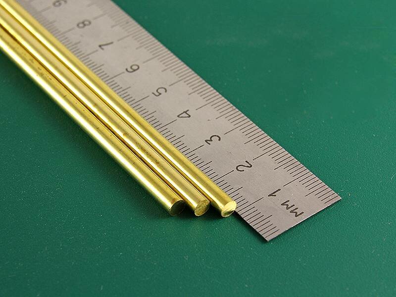 Пруток латунный 4 мм, 3 шт