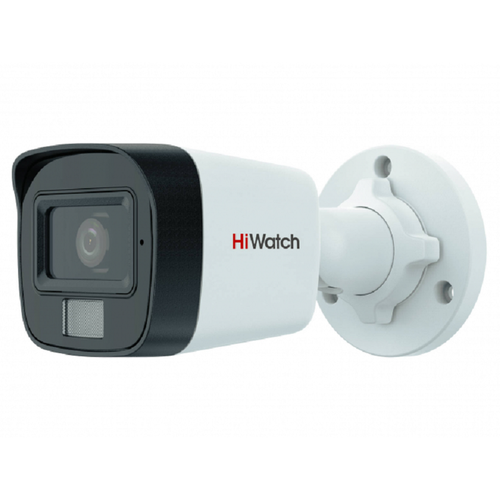 Камера видеонаблюдения HiWatch DS-T200A(B) (2.8 мм) 8 mpx уличная ip камера ds i850m 4mm с гибридной smart подсветкой и встроенным микрофоном