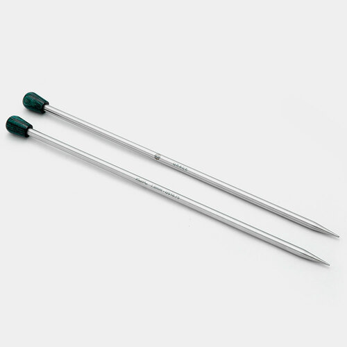 36247 Knit Pro Спицы прямые для вязания Mindful 9мм/35см, нержавеющая сталь, серебристый, 2шт инструмент для вязания gamma kn2н спицы прямые 4 0 мм 35см