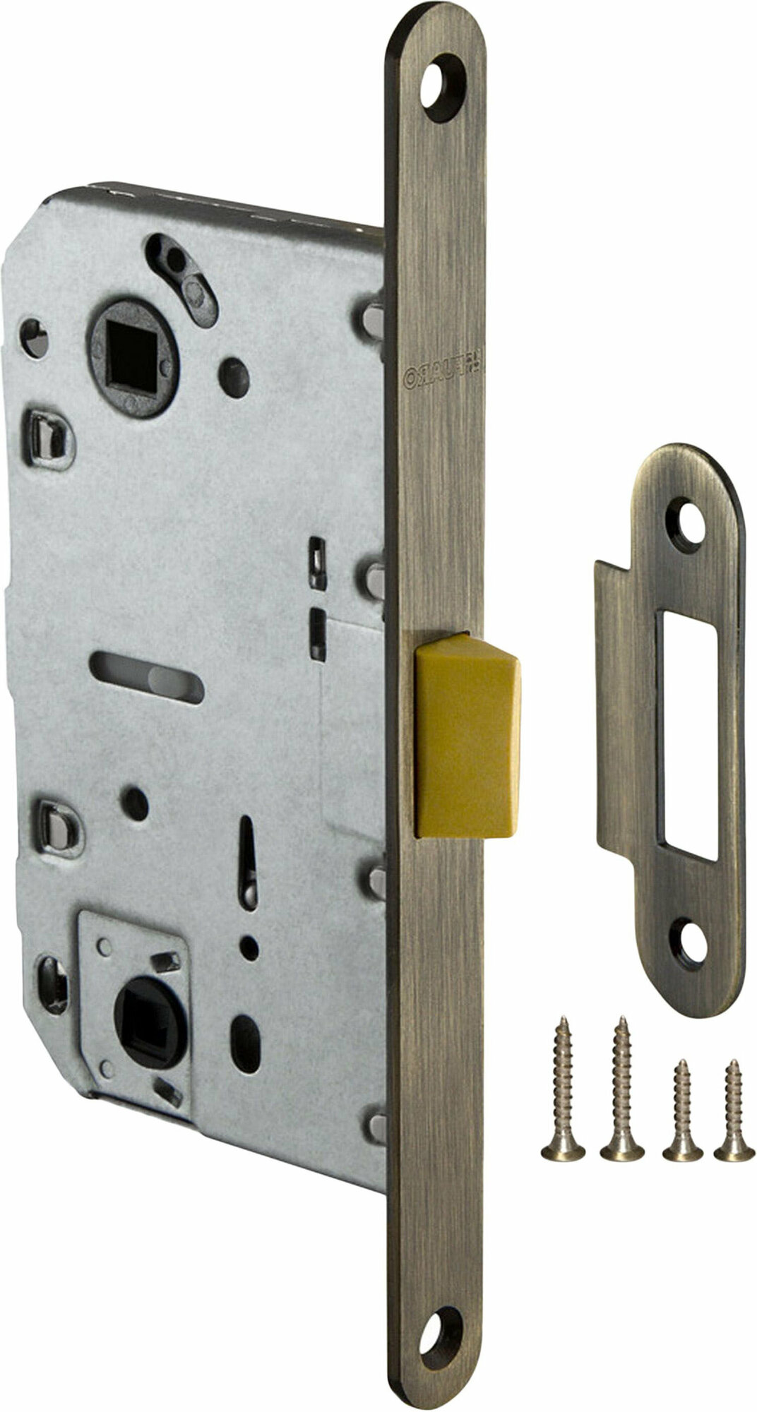 Защелка врезная Fuaro Plastic P96WC-50 AB, бронза - фото №1