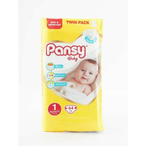 PANSY BABY Подгузники детские 2-5 кг 1 размер 44шт