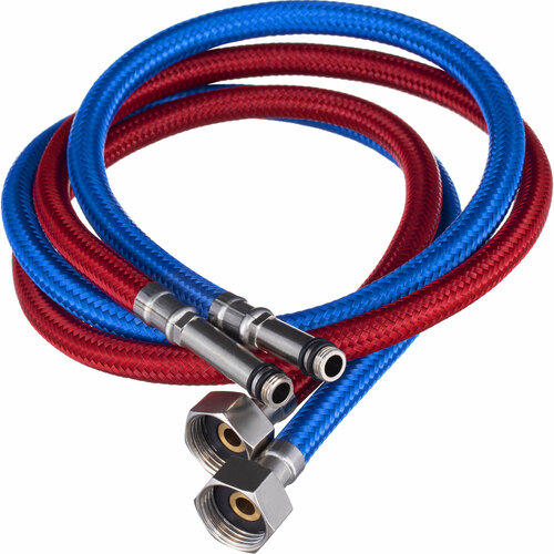 Гибкая подводка Славен для смесителя оплетка нейлон гайка 12 штуцер М10 95105 пара 500 мм СЛ-ЗП-024 525₽