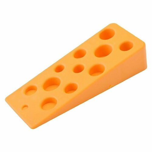 Фиксатор дверной МультиДом напольный кусочек сыра оранжевый RC45-1 65495/77394