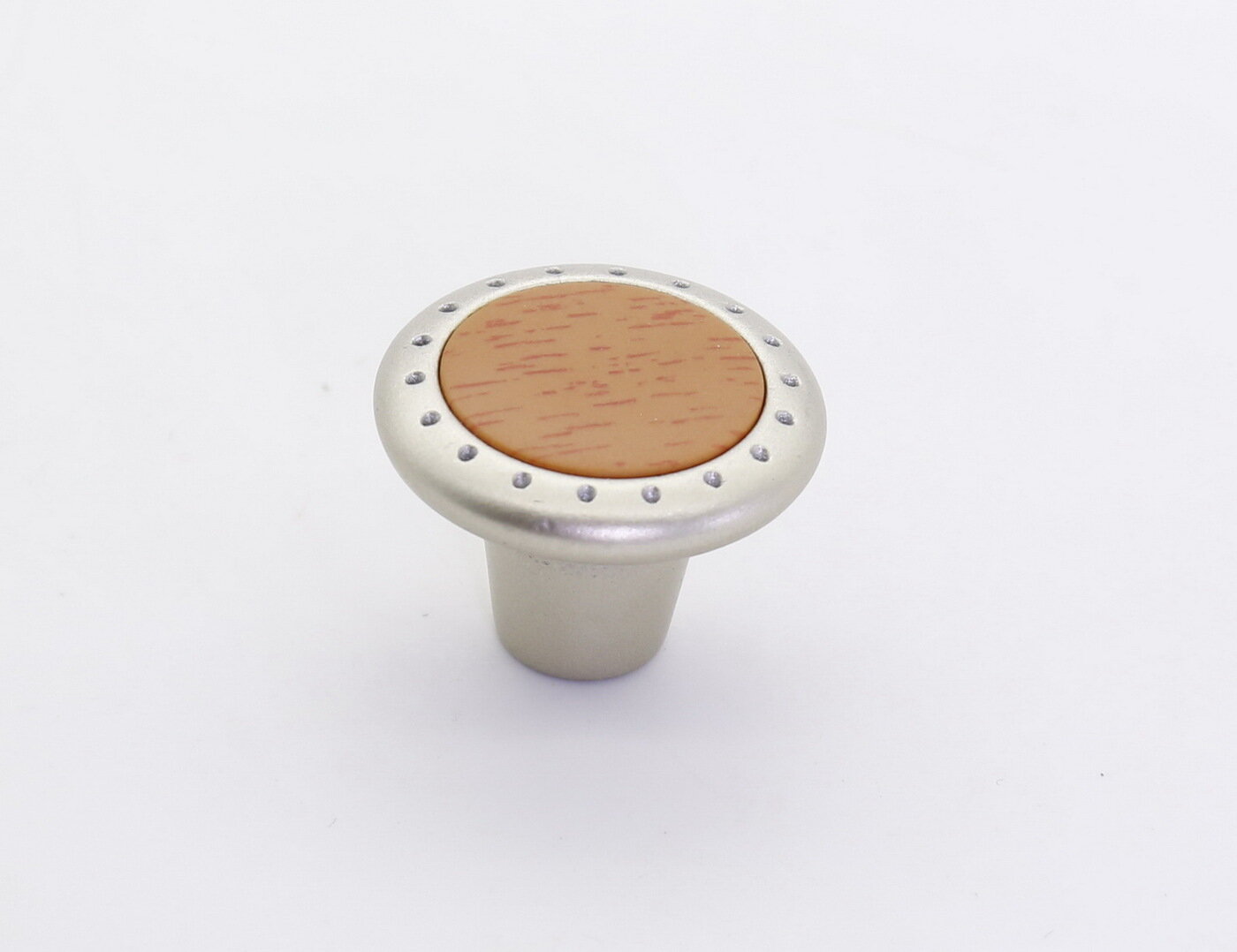 фото Ручка мебельная кнопка 35 мм ODS 116 сатин хром - груша (комплект 4шт.)