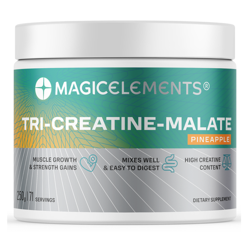 Креатин Magic Elements TRI-Creatine-Malate Jar, ананас, 250 гр.
