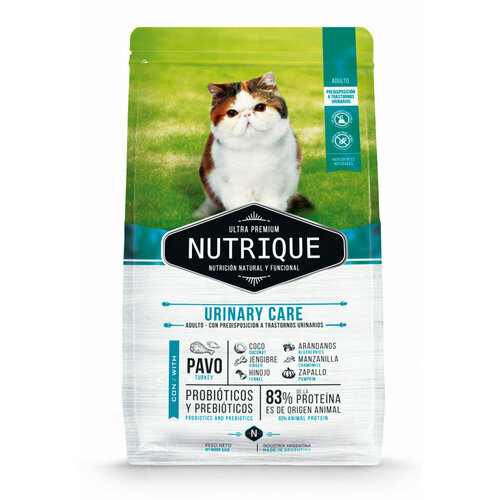 Vitalcan Nutrique Cat Urinary Care сухой корм для взрослых кошек с проблемами мочеиспускания, с индейкой - 2 кг