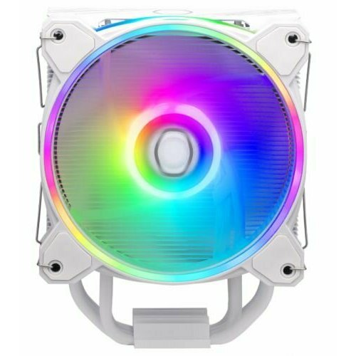 Кулер Cooler Master Hyper 212 Halo White RR-S4WW-20PA-R1 LGA1700/1200/115x/AM5/AM4 (120mm fan, 650-2050rpm, 51.88 CFM, 27 dBA, 4-pin PWM) halo 4 0 12cm fan 120mm 800 2000rpm 18 3 45 2cfm 13 5 35 2db a pwm rgb rtl