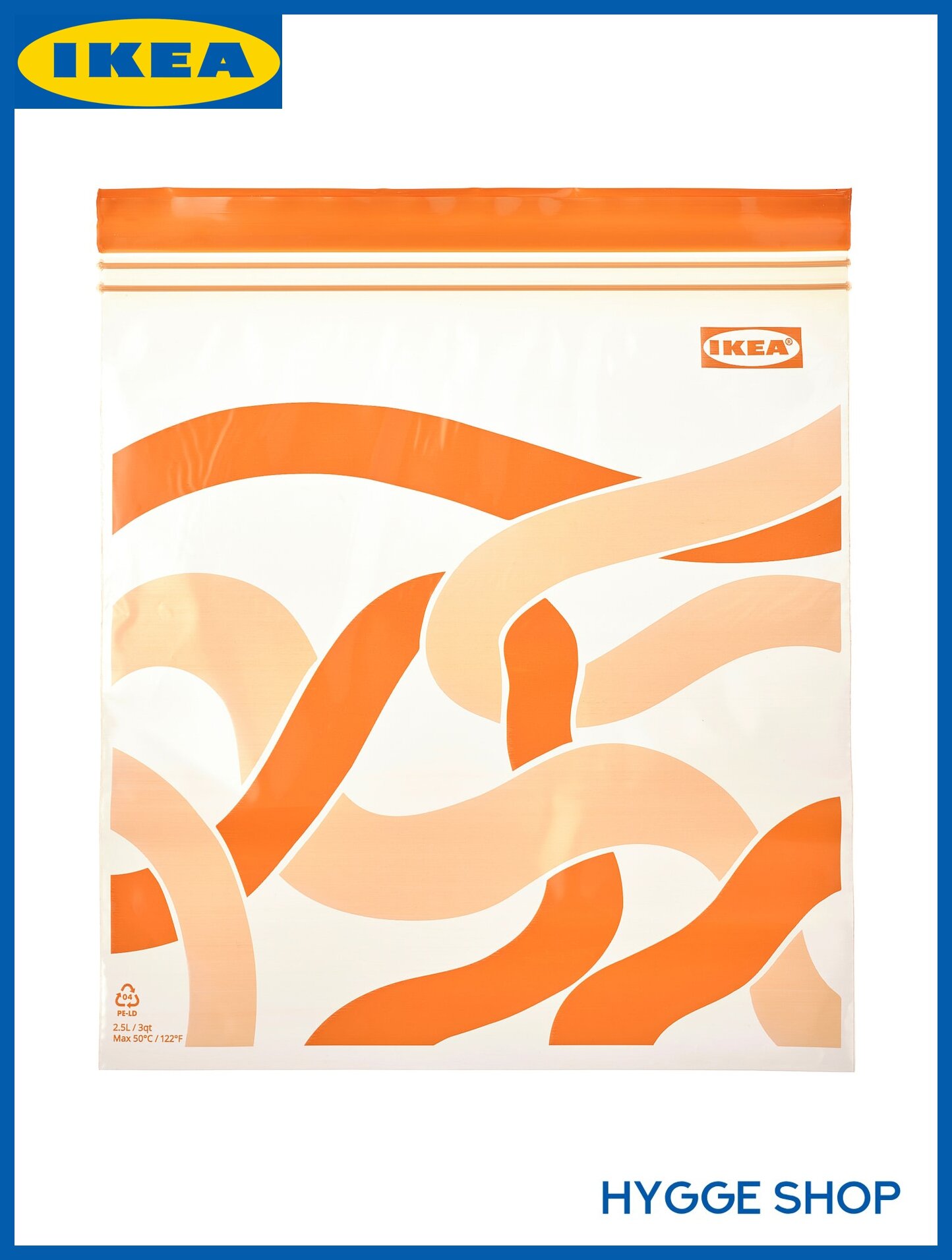 Икеа истад зип-пакет для хранения и замораживания продуктов - фотография № 1