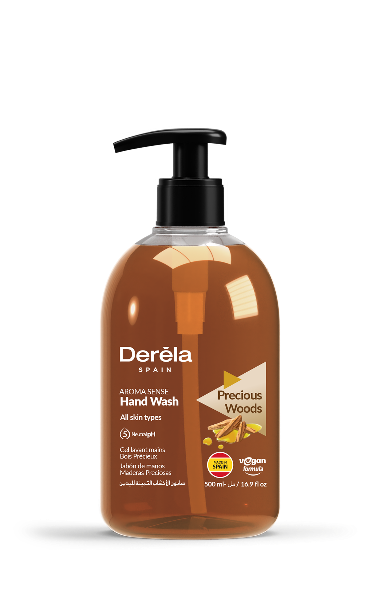 фото DERELA Жидкое мыло для рук с древесным ароматом 500мл