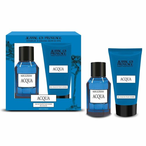 Jeanne En Provence Acqua Подарочный набор для мужчин: Туалетная вода Acqua 100 мл + гель для душа 150 мл