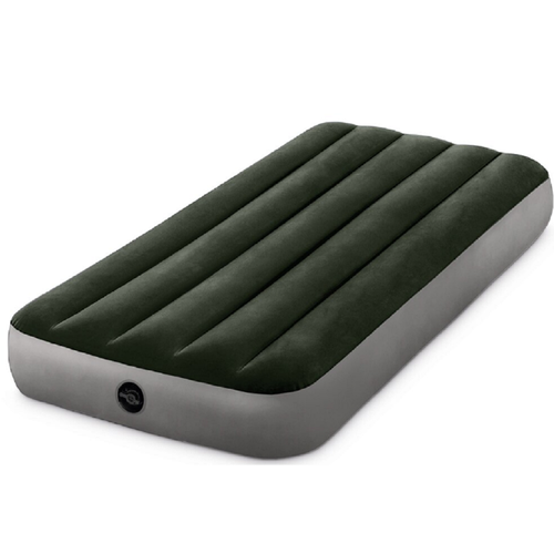 Односпальный надувной матрас 76х191х25 см, Dura-beam twin Airbed Intex 64106, без насоса