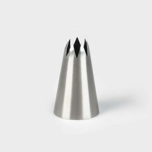 Насадка кондитерская KONFINETTA Открытая звезда d3 см выход 12 см нержавеющая сталь 451₽