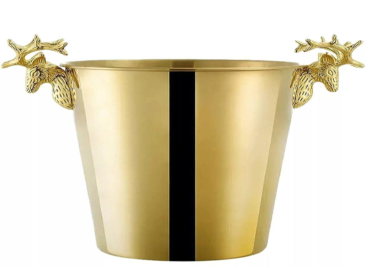 фото Ведро для льда под шампанское 24см Нержавеющая сталь 551-005 118-551-005