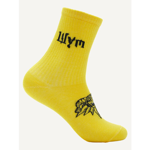 фото Носки , размер 34/37, желтый киш