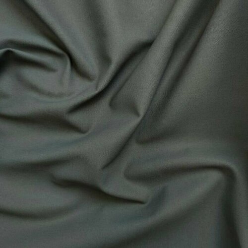 Ткань костюмная хлопок (серый) 100 хлопок италия 50 cm*159 cm