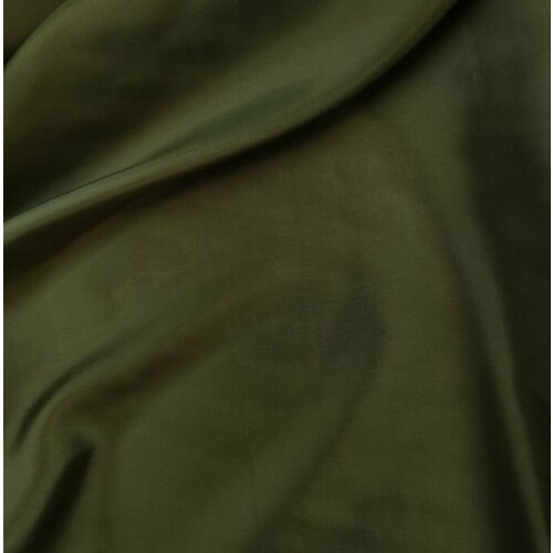 Ткань подкладочная (Хаки) 100 вискоза италия 100 cm*137 cm ткань подкладочная зеленый 100 вискоза италия 100 cm 139 cm