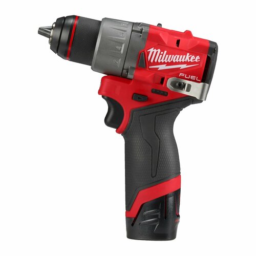 Аккумуляторная дрель-шуруповерт Milwaukee M12 FDD2-202X 4933479873 1550 обмин c 2 АКБ 2 Ач и ЗУ в кейсе 4275700₽