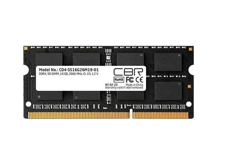 Оперативная память CBR DDR4 16GB (CD4-SS16G26M19-01)