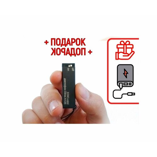 Диктофон для записи разговоров Эдик-mini DIME mod A-125 L21704SA подарок Power-bank 10000 mAh - компактный диктофон простой диктофон mini - ц 1657700₽