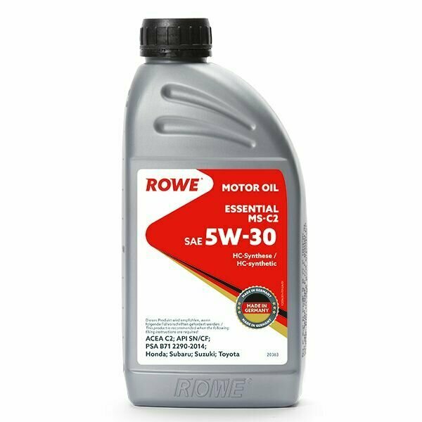 Масло моторное ROWE ESSENTIAL SAE 5W-30 MS-C2 (1 л)