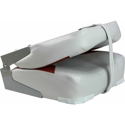 Кресло мягкое складное Classic обивка винил цвет серыйкрасный Marine Rocket 75102GR-MR 9827₽