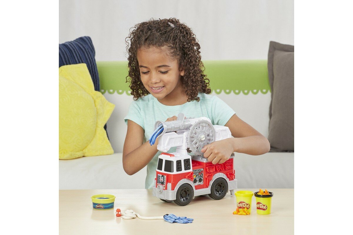 Play-Doh Набор для лепки мини "Пожарная машина" - фото №8