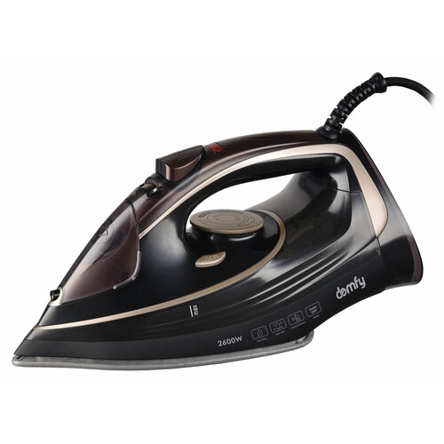 Утюг Domfy DSC-EI605 2600Вт черныйзолотистый 333000₽