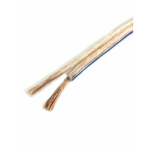 Кабель SCC-TR CCA акустический 2x250мм2 омедненный прозрачный 10 метров Ф 647₽