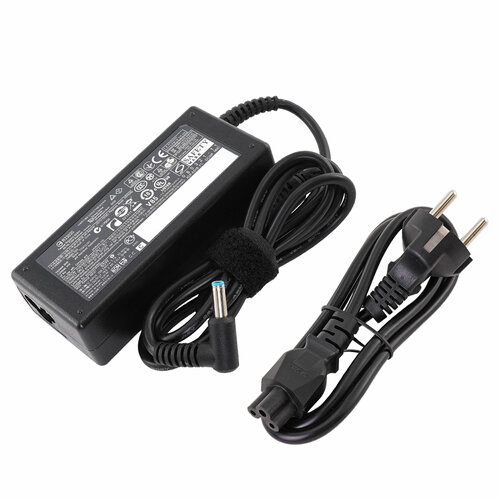 Блок питания (сетевой адаптер)ment для ноутбуков HP 19.5V 3.33A 65W 4.5х3.0 мм черный, с сетевым кабелем