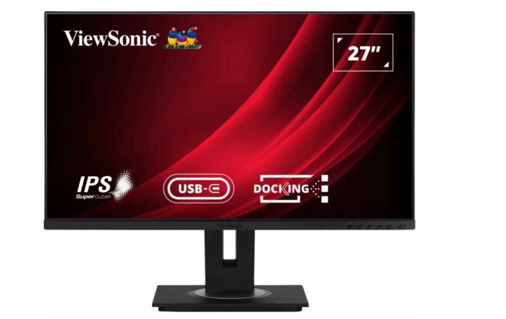 Монитор 27" Viewsonic черный, IPS, 16:9, 5ms, 350cd, 1000:1, 178°/178°, 2560x1440, DP, HDMI - фото №1