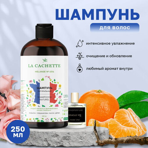 Шампунь для волос увлажняющий La Cachette U016 Molecule No. 8, 250 мл шампунь для волос увлажняющий la cachette u016 molecule no 8 250 мл с дозатором