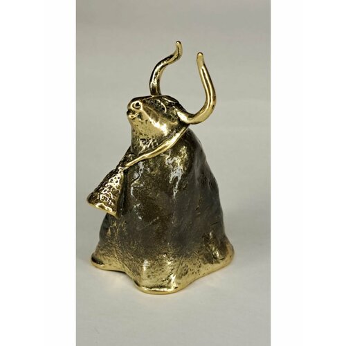 Колокольчик латунный Бык с колокольчиком