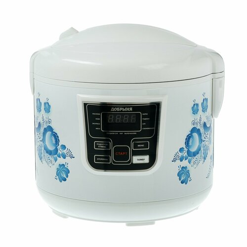 Мультиварка DO-1003 1000 Вт 4 л 11 программ антипригар покрытие бело-голубая 658800₽