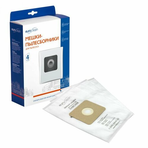 Мешки пылесборники 4 шт Euroclean для пылесоса E-584 1120₽