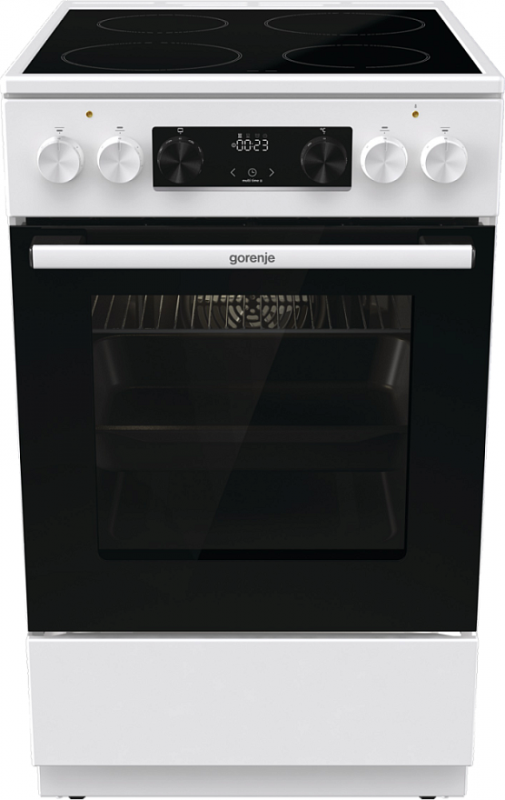 Плита электрическая GORENJE GEC5C61WG белая - фотография № 1