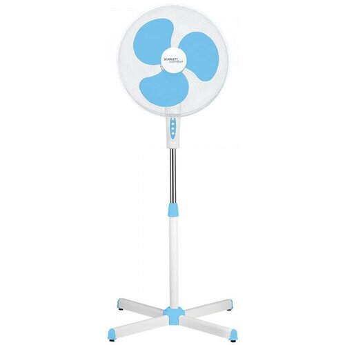 Вентилятор напольный SCARLETT SC-SF111B29 45Вт белыйголубой 454000₽
