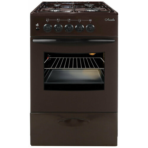 Газовая плита Лысьва ГП 4к20 МС-2у коричневая без крышки 2017500₽