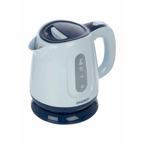 Чайник E-234 1л, диск чайник 1 2л energy белый защита от работы без воды съемный фильтр мощн 900 1100вт