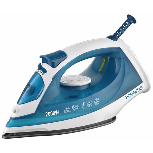 Утюг Homestar HS-4010 тефлон бело-синий 105378 144800₽