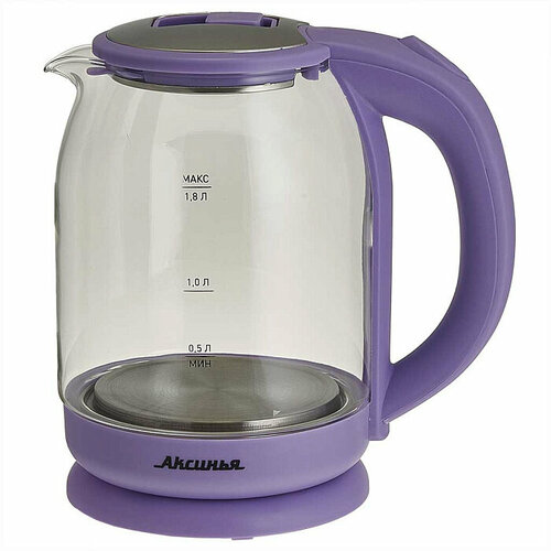 Чайник электрический 1500 Вт 18 л аксинья КС-1018 сиреневый 179000₽