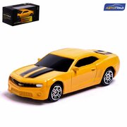 Машина игрушечная - Chevrolet Camaro, металлическая, желтого цвета
