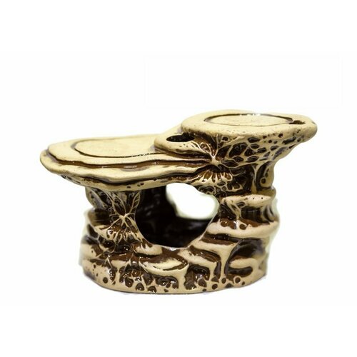 Аква Лого Декорации для аквариума Черепаший пляж 24x14x15см