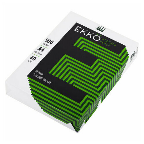 Бумага А4 60 гм2 белизна 60 500 листов Россия екко 114320 687₽