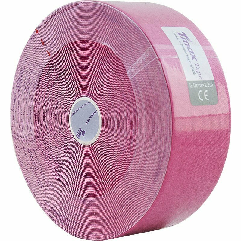 Тейп кинезиологический Tmax 22m Extra Sticky Pink арт. 423235