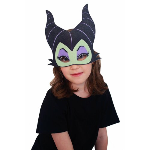 фото Маска на хэллоуин для девочки малефисента мой карнавал