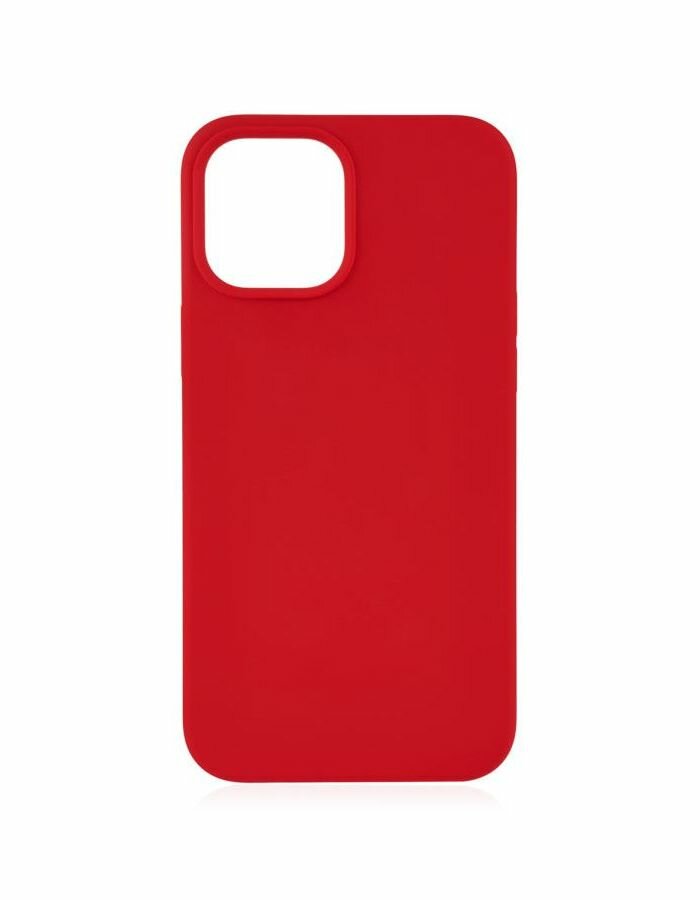 Чехол защитный VLP Silicone Сase для iPhone 12 ProMax, красный - фото №7