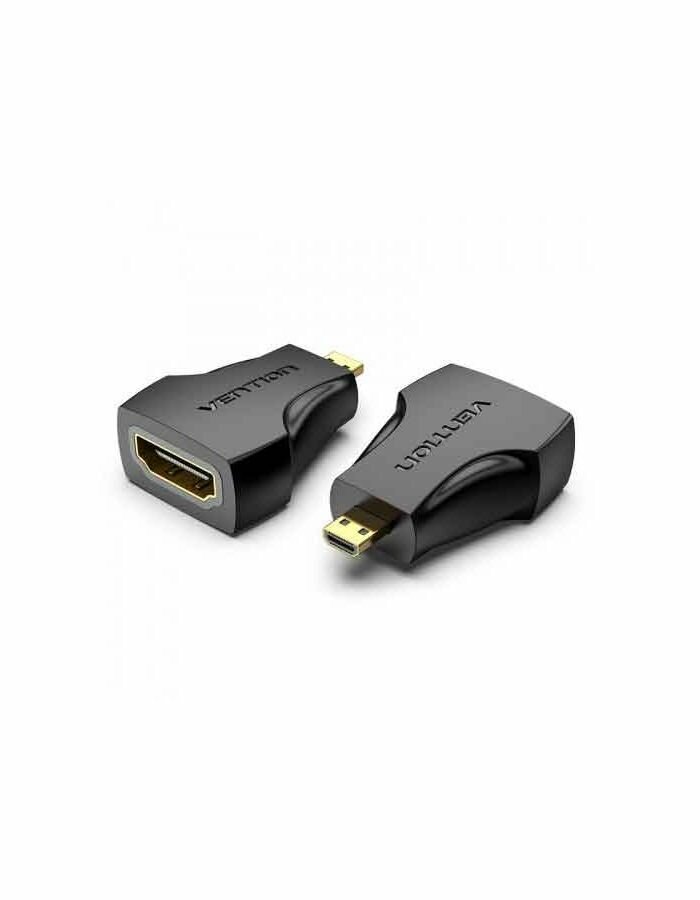 Кабель Vention Micro HDMI Male to HDMI Female Adapter Black (AITB0)