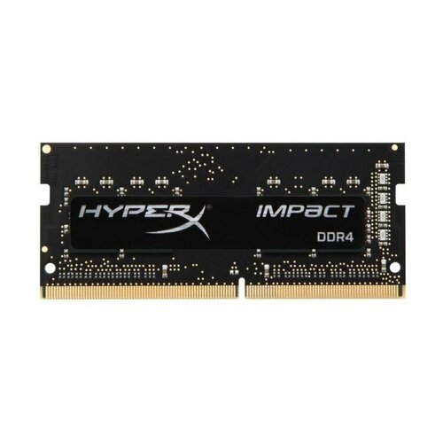 Память оперативная DDR4 Kingston Fury Impact 16Gb 2666MHz pc-21300 SO-DIMM Black KF426S16IB16 552600₽