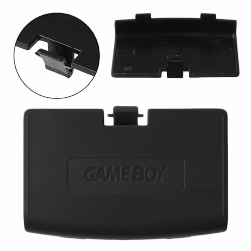 Крышка аккумуляторного отсека GBA GAMEBOY ADVANCE черный chenghaoran 16 models glass material screen lens for gameboy gb gba gbc gba sp 3ds gbp gbl game console replacement repair parts