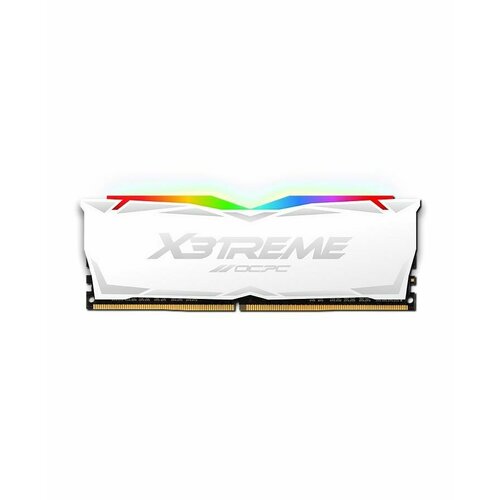 Память оперативная DDR4 OCPC CL16 X3 RGB 8Gb, 3200Mhz, (MMX3A8GD432C16W)